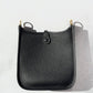 2024 Hermes Black Clemence Mini Evelyne TPM GHW