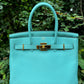 Hermes 2015 Bleu Atoll Togo Birkin 30