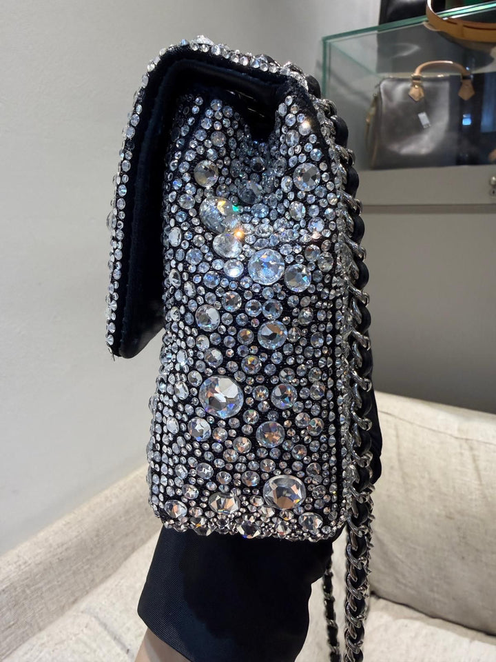 Chanel 2023 Crystal Embellished Mini Flap