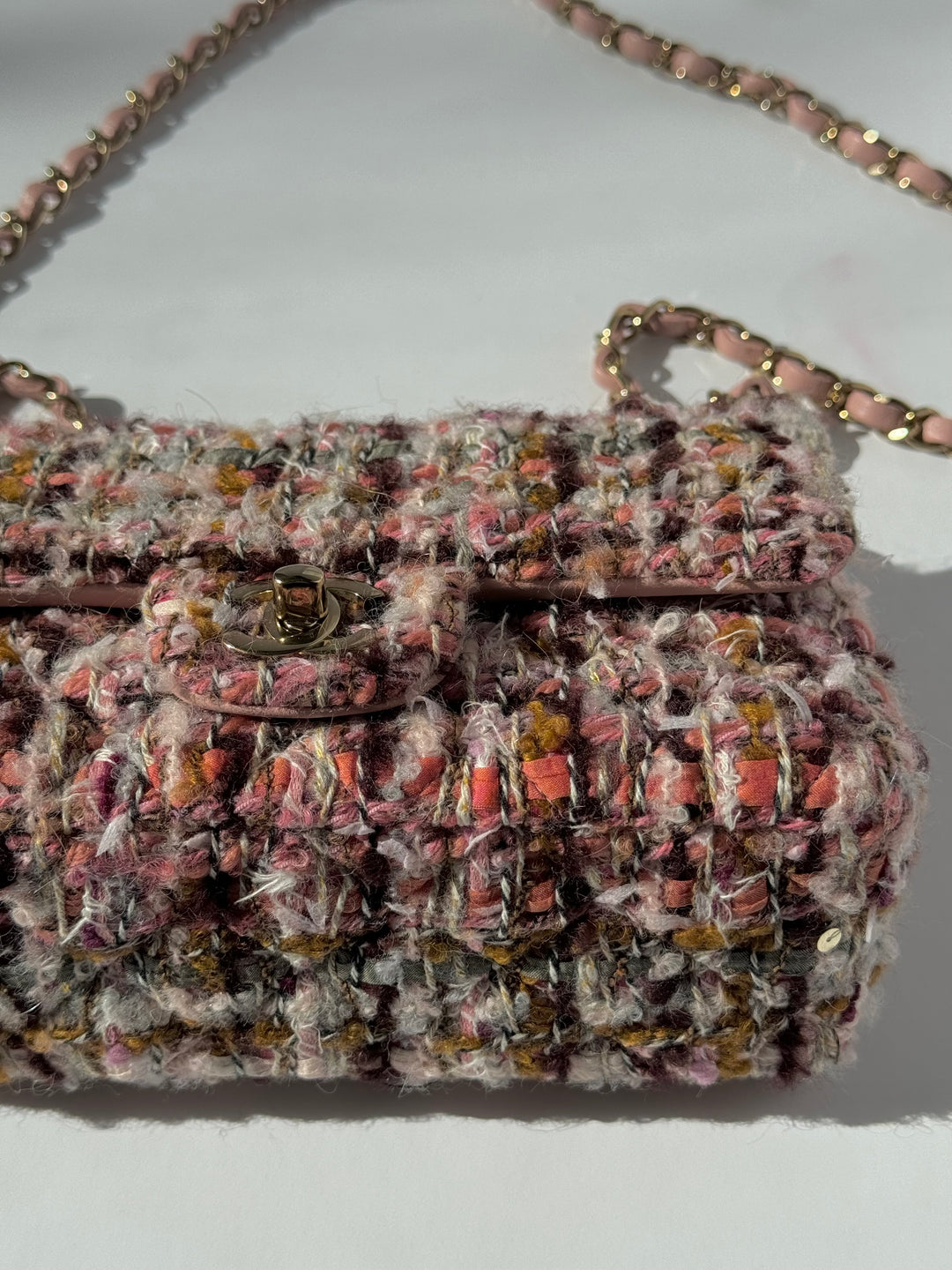 Chanel 2023 Tweed Mini Rectangular Flap Bag