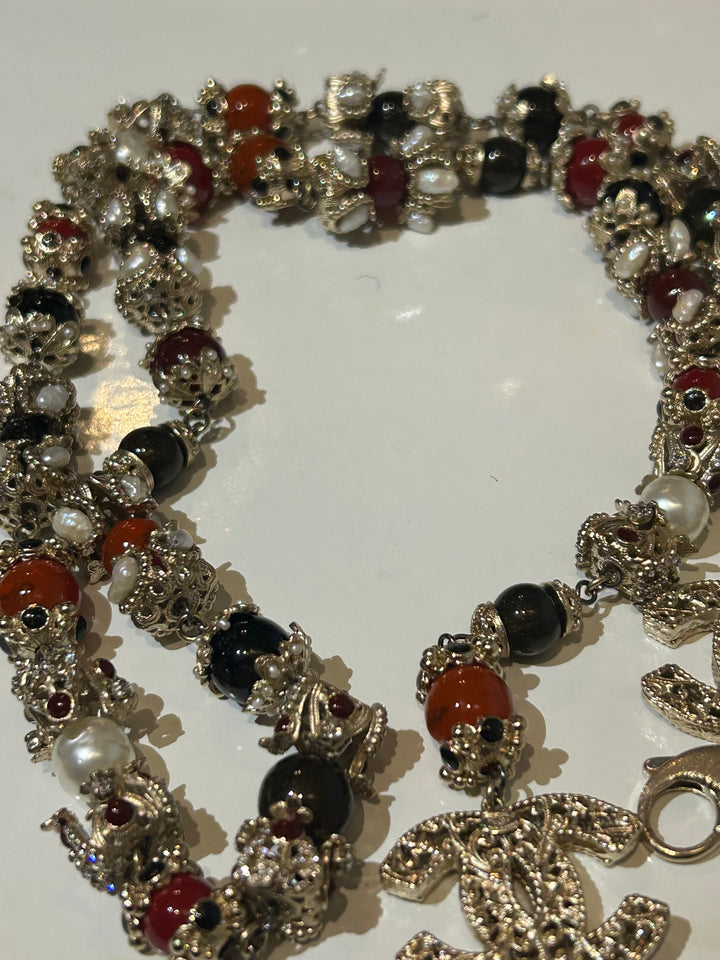 Chanel 2009 Paris - Moscou Embellished Persian Lamb Muff Clutch Bag