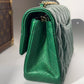 Chanel 18S Emerald Green Caviar Mini Flap Bag