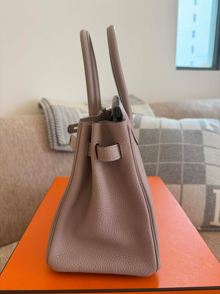 Hermès Birkin 30 Glycine Togo Gold Hardware