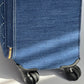 Chanel 20C Blue Quilted Denim & Leather Trolly