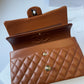 Chanel 21P Caramel Medium Lambskin Flap Bag