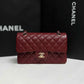 Chanel 19b Burgundy Small Caviar Classic Flap
