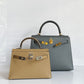 Hermes Vert Amande Epsom Kelly 25 Sellier