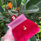 Chanel Red Mini Velvet Enamel Flap Bag