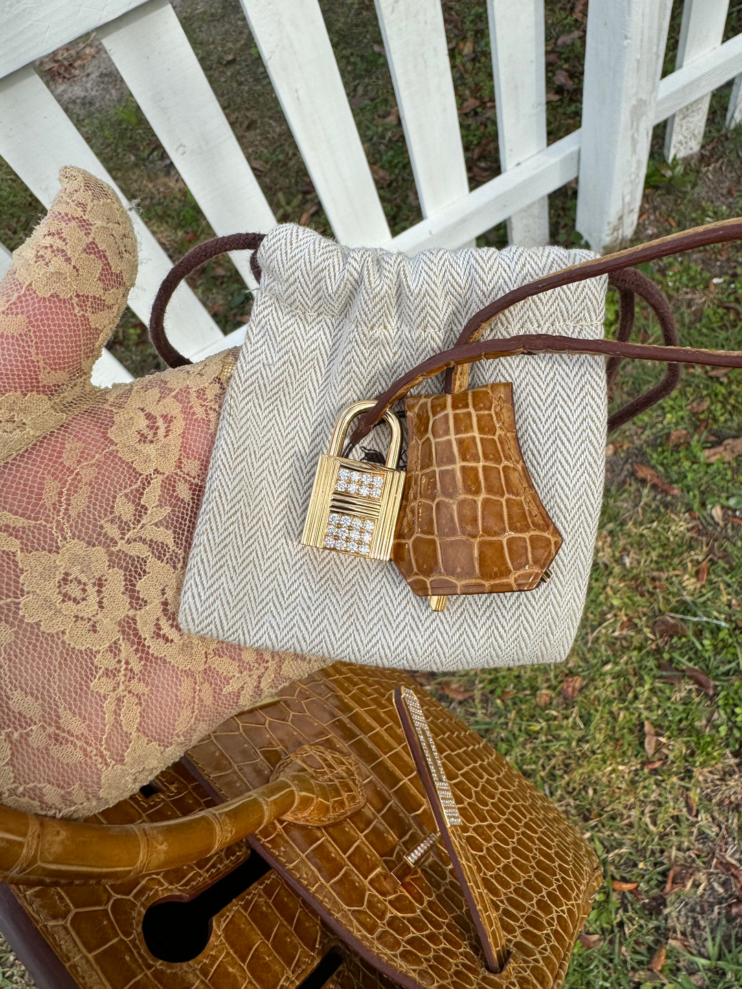 Hermes Crocodile Diamond Birkin 30