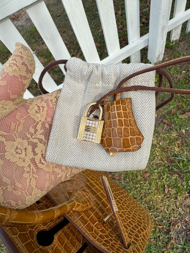 Hermes Crocodile Diamond Birkin 30