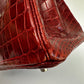Hermes 2016 Bourgogne Shiny Niloticus Crocodile Birkin 25