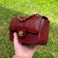 Chanel Burgundy Lizard Mini Rectangular Flap Bag