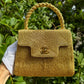 Chanel 1997 Silk Rope Gold Mini Top Handle