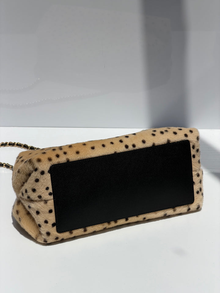 Chanel Clutch With Chain Brown And Black Pony Hair Gold Tone Metal Métiers D’Art 2026