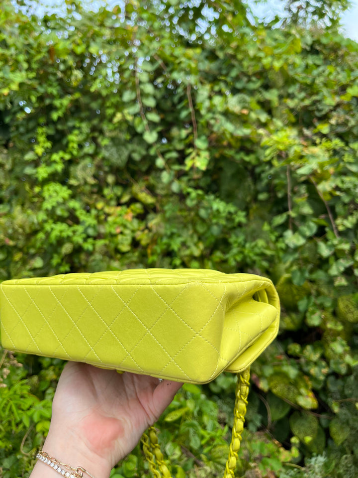 Chanel Rare Vintage Neon Small Classic Flap Bag