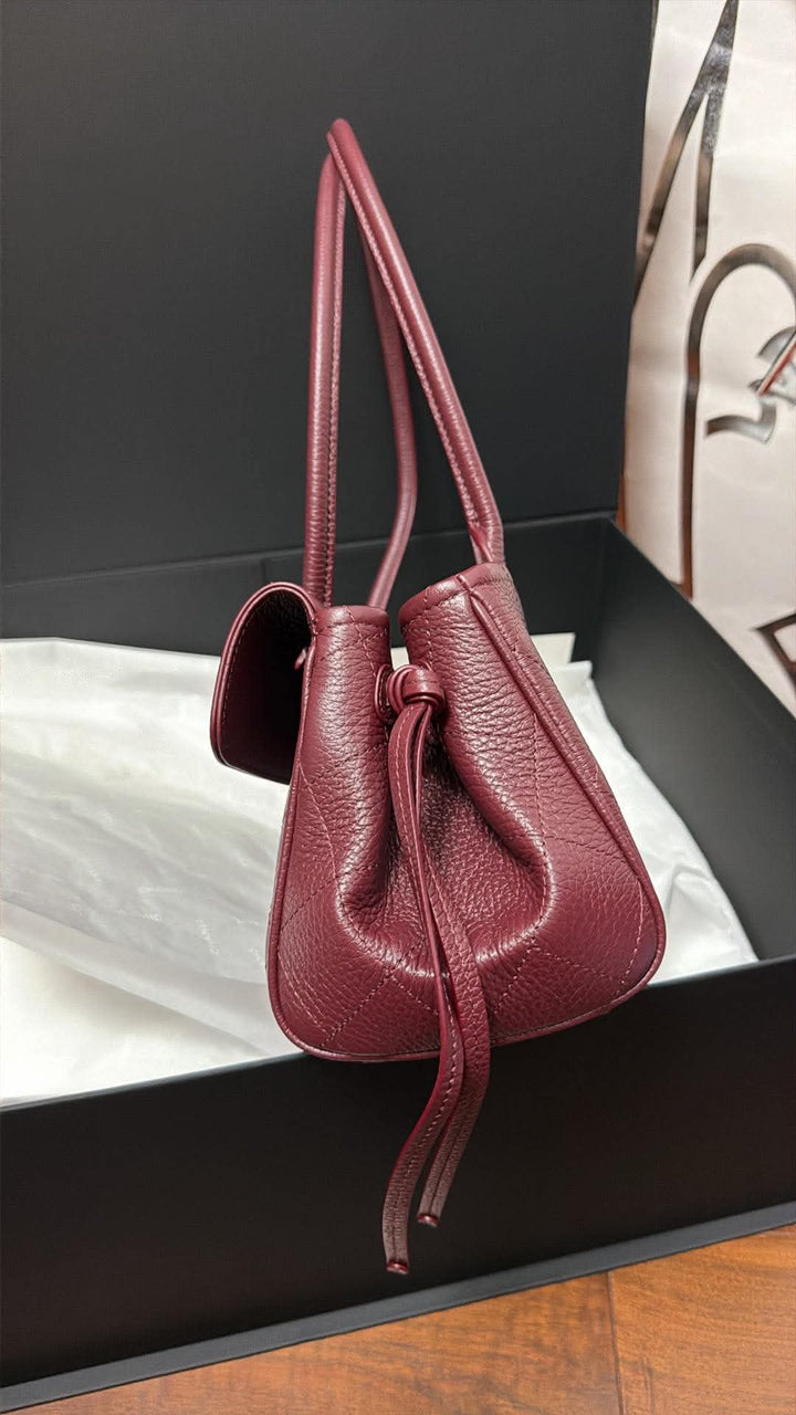 Chanel Urban Essentials Small Shopping Tote Burgundy Grained Calfskin Gold Hardware 2026
