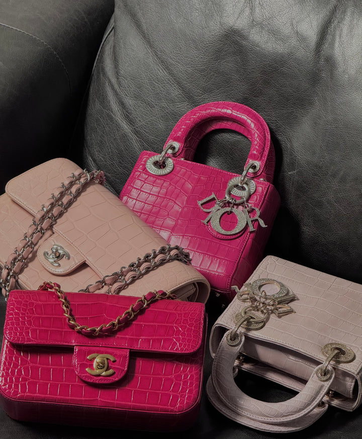 Chanel Bubblegum Pink Alligator Medium Classic Flap Bag