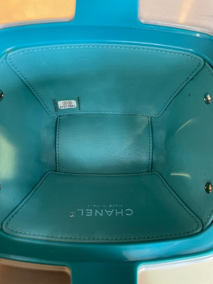 Chanel Blue Ski Gondola Swarovski Minaudiere