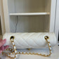 Chanel Snow White 24K Medium Caviar Diana Flap Bag