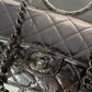 Chanel Metallic Calfskin Mini Ring Handle Flap Bag