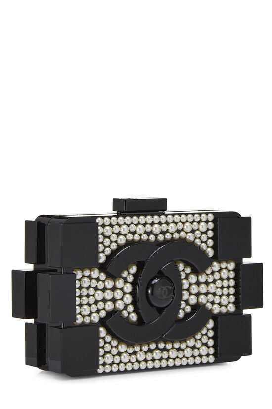 Chanel Pearl Plexiglass Lego Minaudiere
