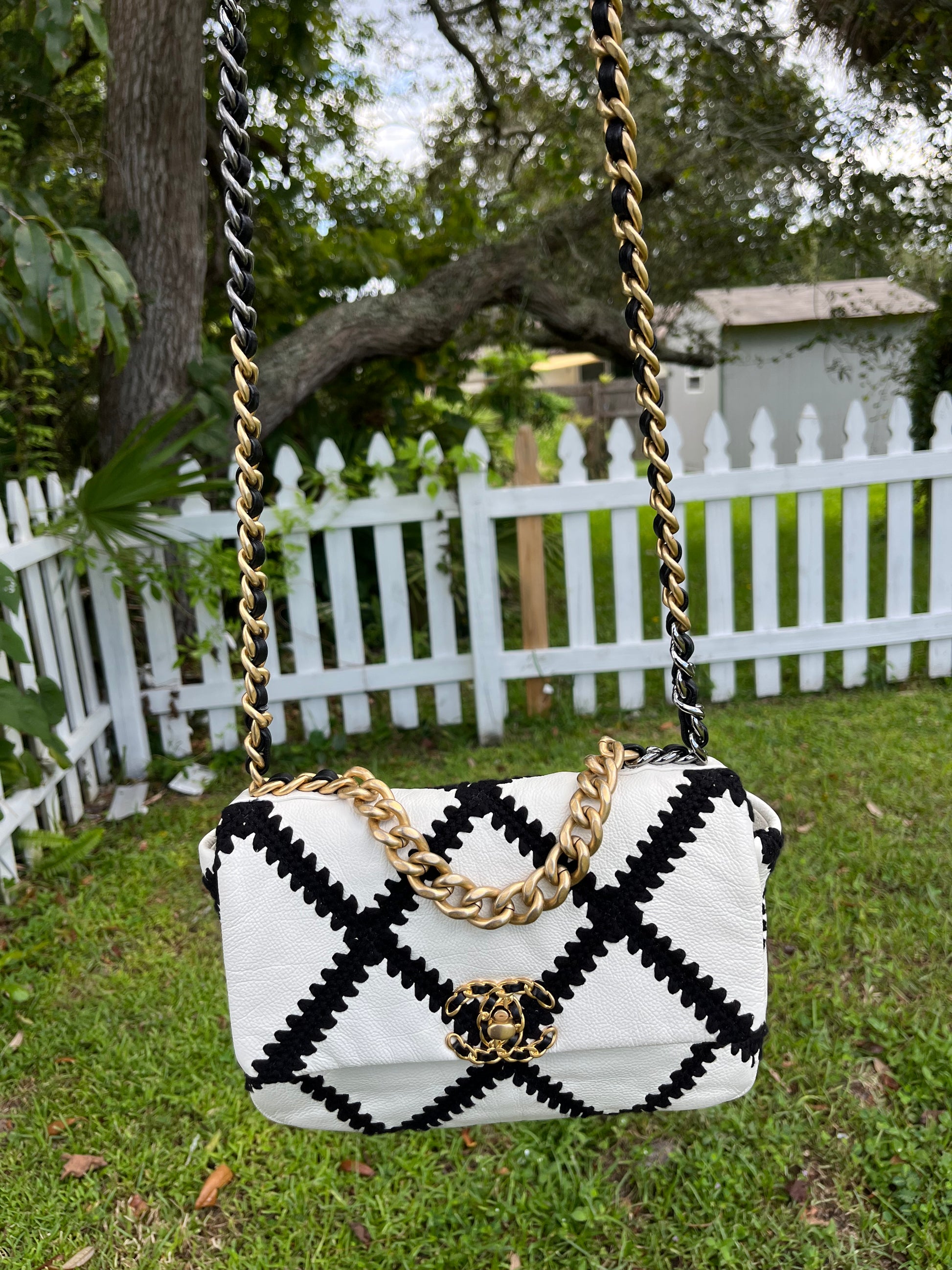 Chanel 19 Medium Crochet Quilted Calfskin Flap Bag – Its A Luv Story
