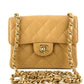 Chanel Dark Beige Vintage Mini Caviar Square Flap Bag