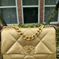 Chanel 20B Small Metallic Gold 19 Flap