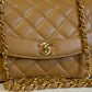 Chanel Caramel 24K Medium Caviar Diana Flap Bag