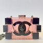 Chanel Plexiglass Pink Barcode Lego Minaudiere