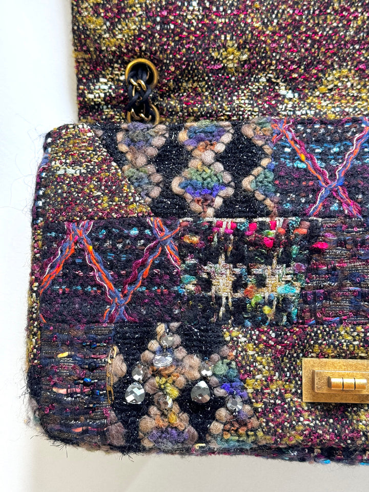 Chanel Maxi Tweed Paris/Byzance Limited Edition Reissue Flap Bag
