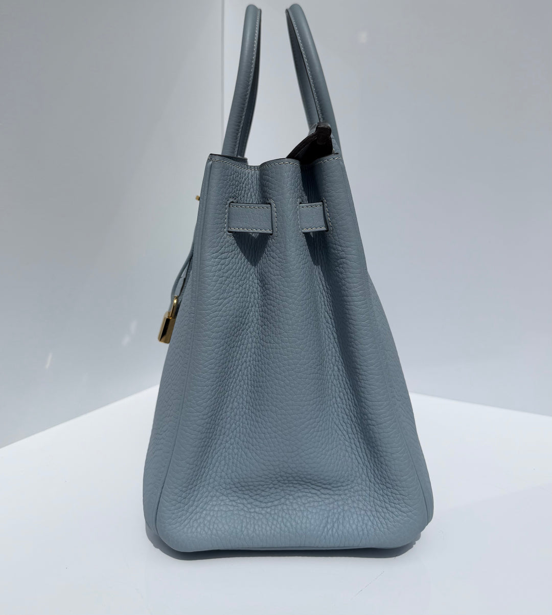 Hermès Birkin 35 Bleu Lin Togo Gold Hardware 2012