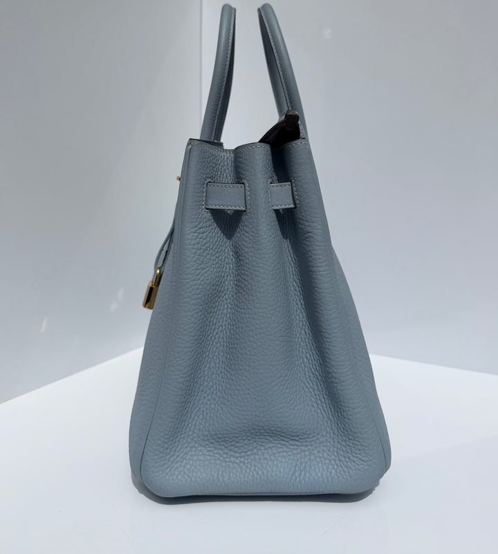 Hermès Birkin 35 Bleu Lin Togo Gold Hardware 2012