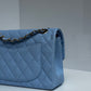 Chanel 23P Light Blue Small Caviar Double Flap