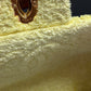 Chanel Yellow Terry Cloth Vintage Maxi Flap Bag