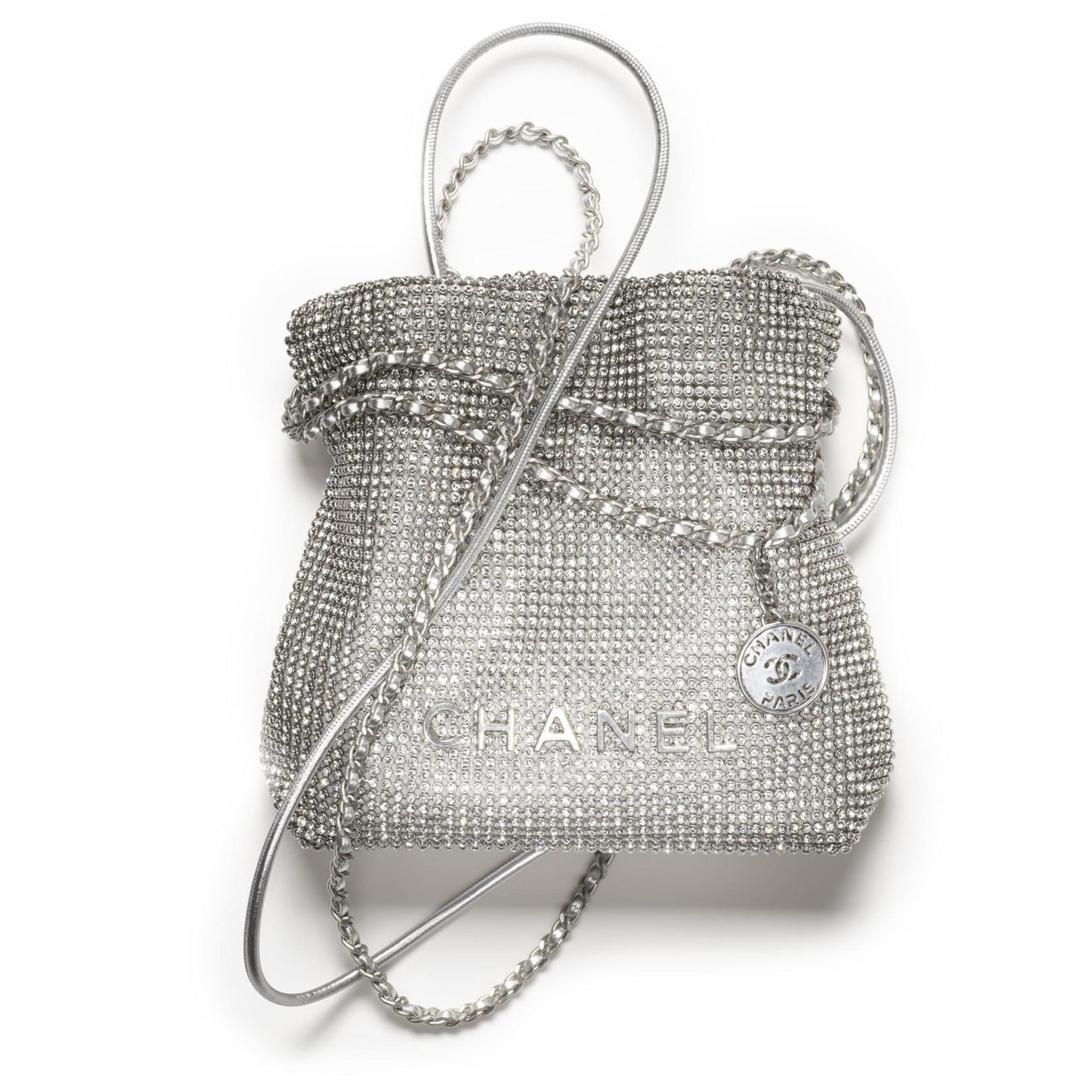 Chanel Crystal Embellished Metallic Mini 22