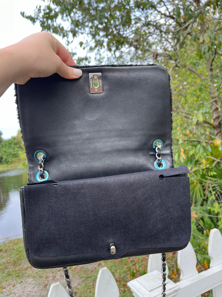 Chanel Supermarket Comic Medium Shearling Flap Bag