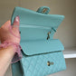 Chanel 20C Tiffany Blue Medium Caviar Flap Bag