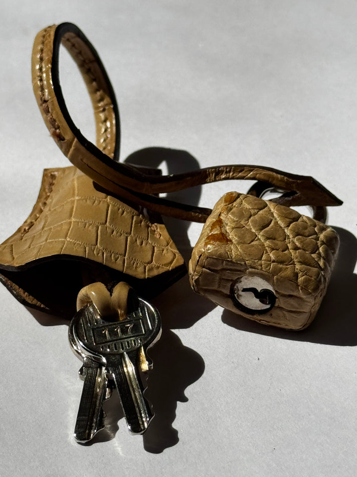 Hermes Matte Crocodile Poussiere Birkin 25 PHW