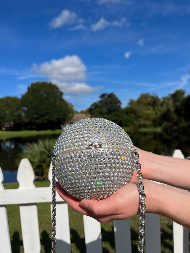 Chanel Rare Runway 2018 Crystals Minaudières Clutch Crossbody Bag