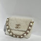 Chanel 2020 Shearling & Strass Flap Bag