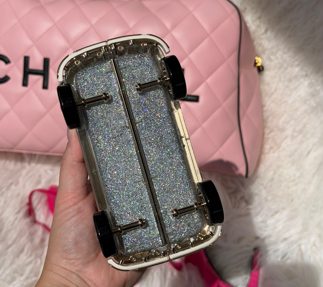 Chanel Hollywood Caravan Minaudière Multicolor Light Gold Hardware 2024