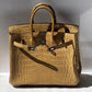 Hermes Matte Crocodile Poussiere Birkin 25 PHW