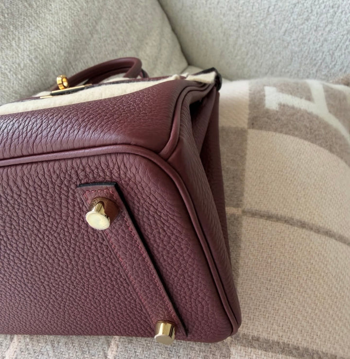 Hermès Birkin 25 Rouge H Togo Gold Hardware 2025