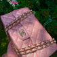 Chanel 19S Pink Iridescent Jumbo Caviar Double Flap Bag