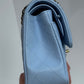 Chanel 23P Light Blue Small Caviar Double Flap