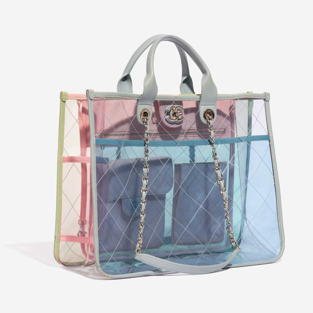 Chanel Coco Splash Lambskin PVC Shopping Tote