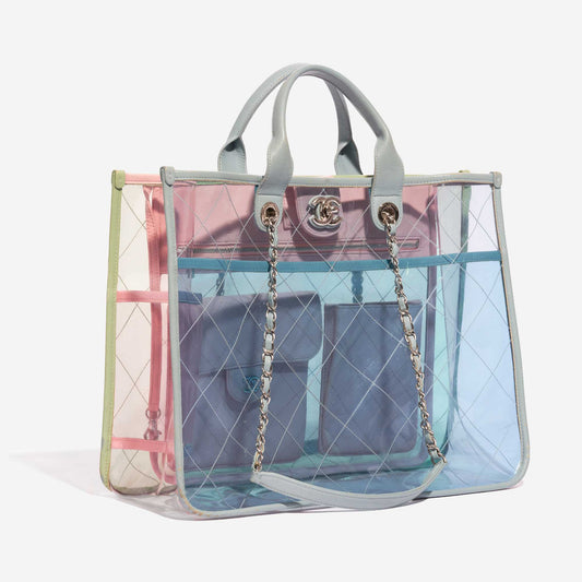 Chanel Coco Splash Lambskin PVC Shopping Tote