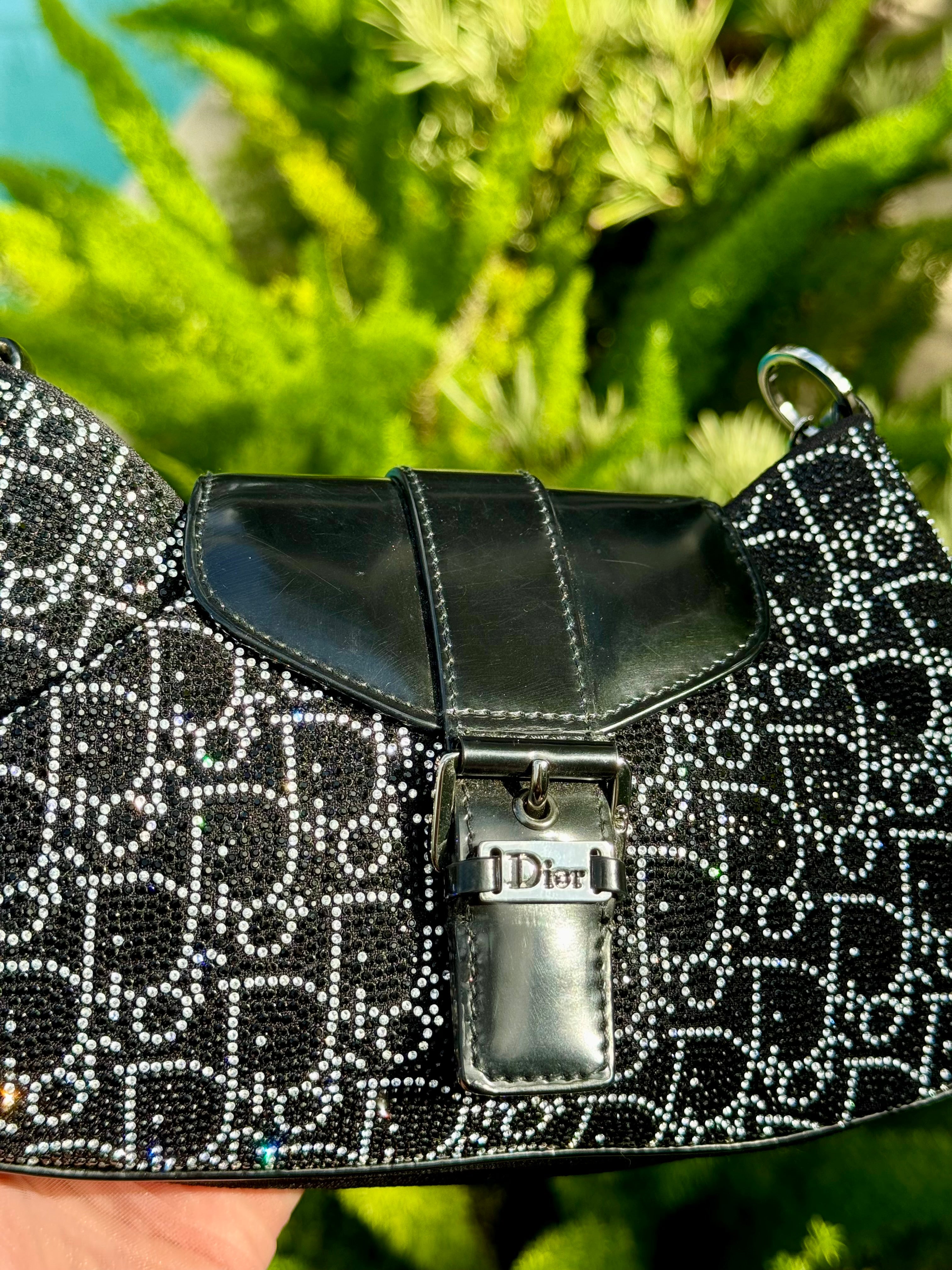 Dior 2003 Limited Edition Crystal Shoulder Bag – Its A Luv Story