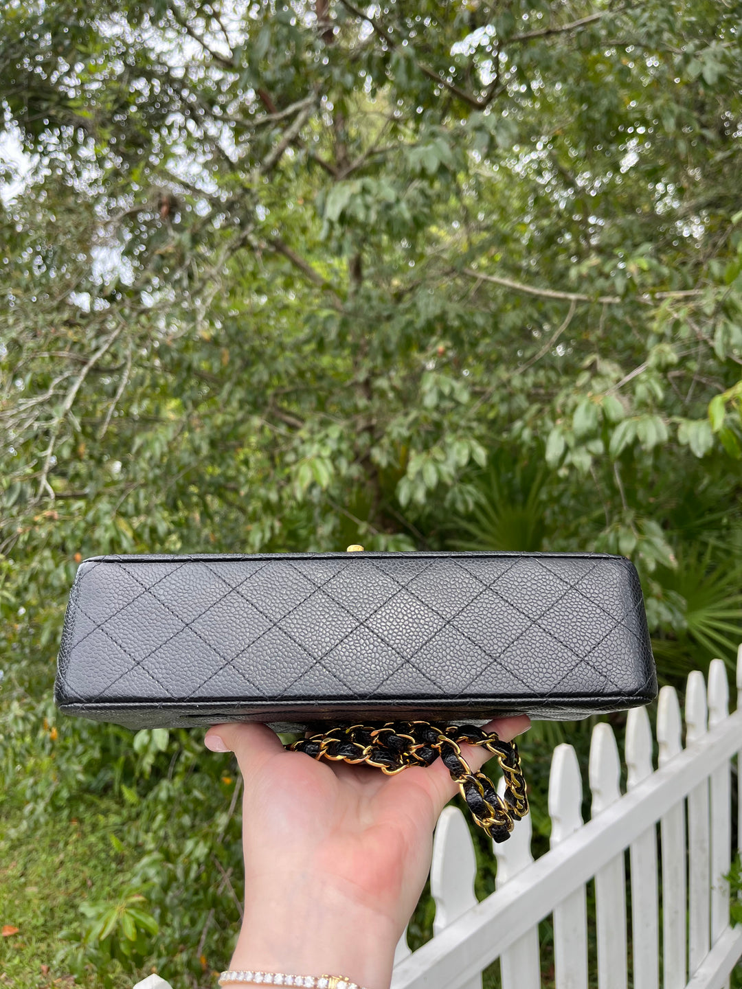 Chanel Medium Vintage Black Classic Caviar Flap Bag